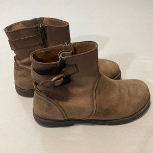 BIRKENSTOCK Womens Ankle Booties Brown